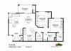The Heritage Apartment Community 2B Floor Plan The Heritage Apartment Community 2B Floor Plan